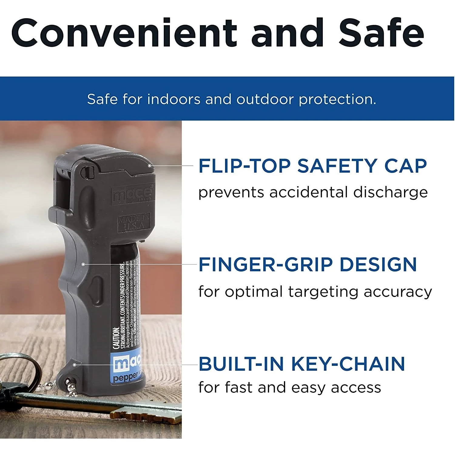 Mace Triple Action Pocket Keychain Pepper Spray 12g - Image 4