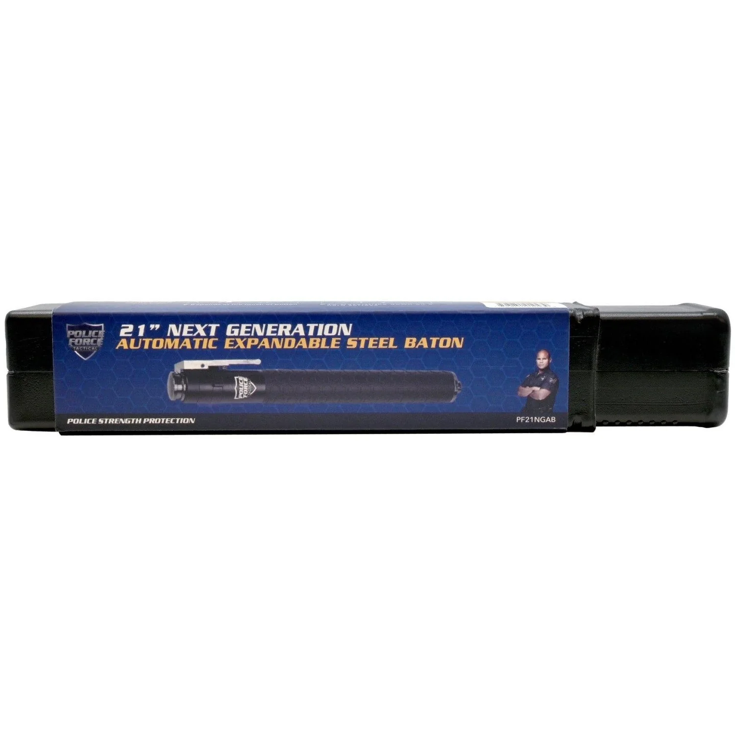 Police Force Tactical Automatic Expandable Steel Baton 21" - Image 5
