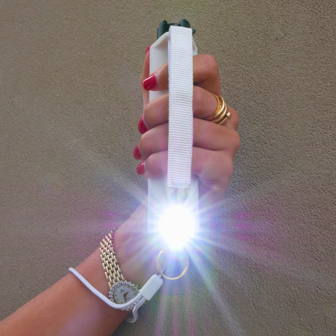 Safely Sidekick LED Panic Alarm Pepper Spray Glass Breaker w/ Strap Grip - Image 4