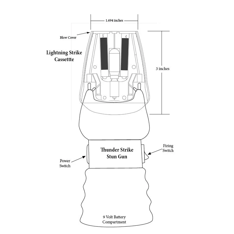 The Dual Defense System Reloadable Shooting Stun Gun - Image 6